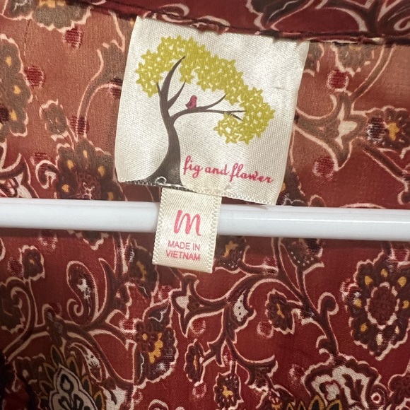 Fig and Flower Paisley Floral Boho Dress - Picture 10 of 10